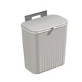thumbnail image 2 of Cheers.US 9L Kitchen Compost Bin for Counter Top or Under Sink, Hanging Small Trash Can with Lid for Cupboard/Bathroom/Bedroom/Office/Camping, Mountable Indoor Compost Bucket, 2 of 7