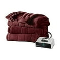 Sunbeam Microplush Heated Blanket with ComfortTech Controller, Twin