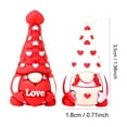 thumbnail image 2 of Valentine Gnomes Couple Figurines,Resin Valentines Gnomes,Valentine's Day Collectible Figures for Home Tabletop Farmhouse Shelf Decorations,5/10PCS, 2 of 6