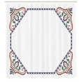 thumbnail image 3 of Ambesonne Turkish Pattern Shower Curtain, Geometric Frame, 69"Wx75"L, Multicolor, 3 of 3
