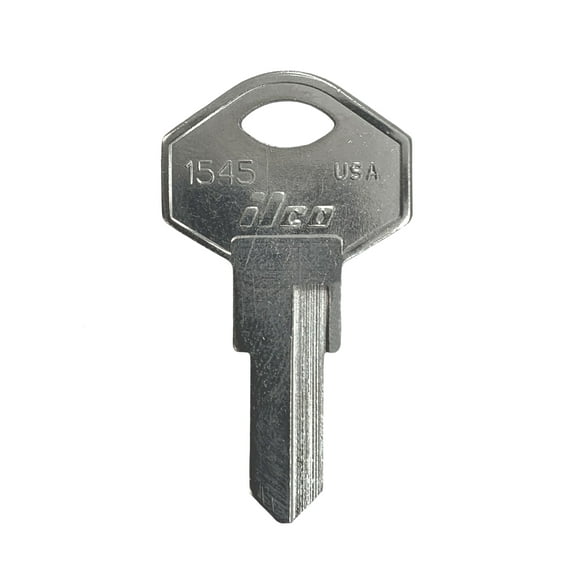 Kaba Ilco 1545 Key Blank, National Double Side (10-Pack)