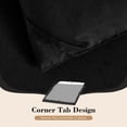 thumbnail image 6 of Mosluna King Size Comforter Sets, 3 Piece Soft Quilted Bedding Sets, All-Season Down Alternative Comforter with 2 Pillow Shams, Black, 6 of 9