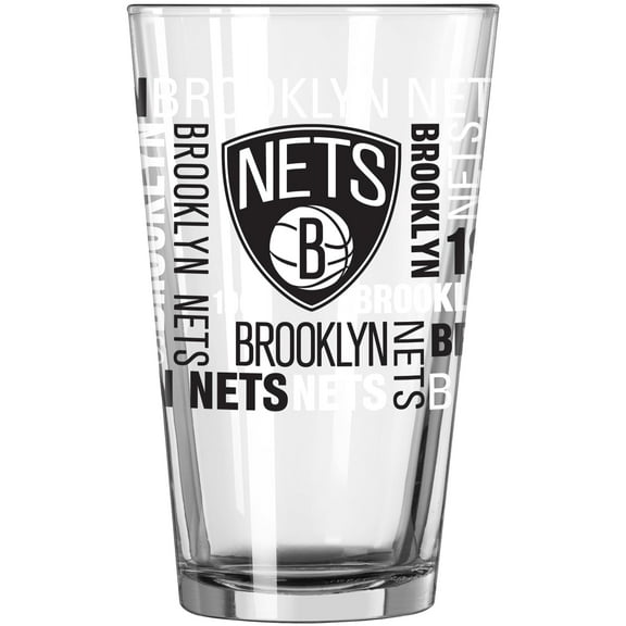 Brooklyn Nets 16oz. Team Spirit Pint Glass