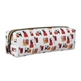 thumbnail image 1 of Fotbe Cute Cat And Christmas Gift Estuche para Lápices de Cuero con Estampado, Estuche con Cremallera Resistente, Organizador Compacto y Elegante para Papelería, 1 of 7