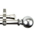 thumbnail image 2 of Central Design 4783-485 Julian 0.81 in. Double Curtain Rod, 48-84 in. - Satin Nickel, 2 of 2