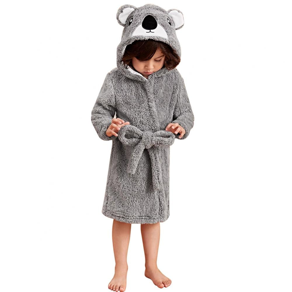 Boys & Girls Bathrobes,Toddler Kids Hooded Robe,Plush Soft Coral Fleece Bathrobe Robes Pajamas Sleepwear for Girls Boys Boys & Girls Bathrobes,Toddler Kids Hooded Robe,Plush Soft Coral Fleece Bathrobe Robes Pajamas Sleepwear for Girls Boys