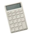 thumbnail image 2 of Silent LCD display calculator prevent slipping portable small calculator for office shop home white, 2 of 5