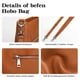 thumbnail image 4 of Bolso de hombro befen Bolso hobo de piel auténtica para mujer, 4 of 7