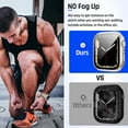 thumbnail image 5 of XiHAMA 2 in 1 Waterproof Case Compatible with Apple Watch Screen Protector 44mm SE 2nd Gen Series 6 5 4, 360 Protective Glass Face Cover Hard PC Bumper + Back Frame for Watch Accessories, 5 of 8