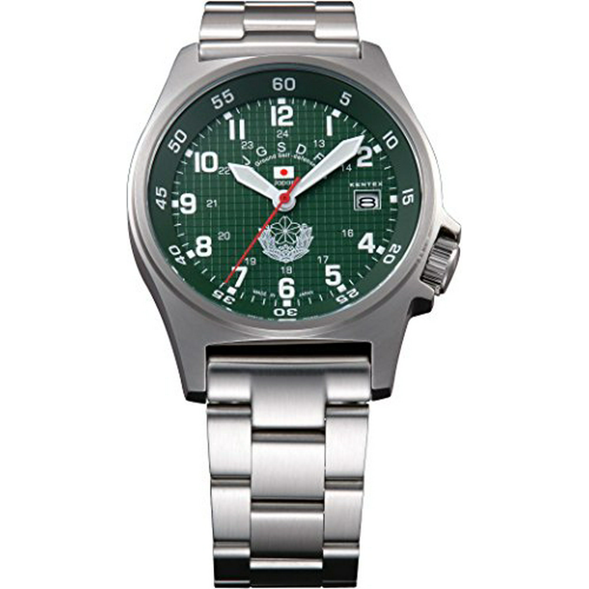Kentex Watches JSDF STANDARD Metal belt version S455M 09 Silver Walmart