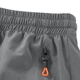 thumbnail image 3 of Yaoyar Mens Athletic Running Shorts 9" Lightweight Quick Dry Drawstring Mesh Gym Shorts with Zipper Pockets, 3 of 8