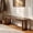 Walnut, variant on Christopher Knight Home 59" Bohemian Rubberwood Dining Bench with Plastic Rattan Accents, Natural