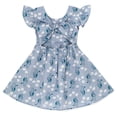 thumbnail image 2 of Vestido Bluey Floral Skater Chambray para niñas de 7 a 8 años, 2 of 5