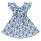 thumbnail image 2 of Vestido Bluey Floral Skater Chambray para niñas de 7 a 8 años, 2 of 5
