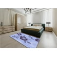 thumbnail image 4 of Ahgly Company Indoor Rectangle Patterned Slate Blue Area Rugs, 2' x 4', 4 of 6