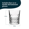 thumbnail image 3 of Libbey Carats Double Old Fashioned Glasses, 12-ounce, Set of 4, 3 of 6