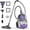 Amethyst, variant on Aspiron Canister Vacuum, Upgraded 1600W Bagless Canister Vacuum Cleaner, Auto Cord Rewind, H13 HEPA Filter, 4Qt Large Capacity, 5 Tools for Hard Floors, Carpet, Pet, Upholstery, Tiles, Indigo