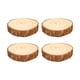 thumbnail image 2 of 4 Piezas De Madera Natural Rebanadas Pulidas Para Manualidades Centro De Mesa De Vacaciones 10 Cm X 10 Cm X 2 4 Piezas De Madera Natural Rebanadas Pulidas Para Manualidades perfecl none, 2 of 8