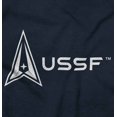 thumbnail image 2 of Space Force Logo US Military USSF Zip Up Hoodie Men's Women's Brisco Brands S, 2 of 6