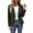 A Army Green, variant on Womens Blazer Jacket Ndbuld Women'S Fall Winter Solid-Color Casual Collar Casual Coat Blue,M