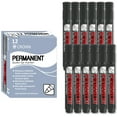 thumbnail image 1 of [Crown] Permanent Markers L, Black, Bullet Tip, 12 Count, 1 of 5