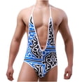 thumbnail image 2 of LSLJS Men Combinaison Sculptante Décontractée Mode Imprimée Sexy Underwear, Mens Underwear, 2 of 9