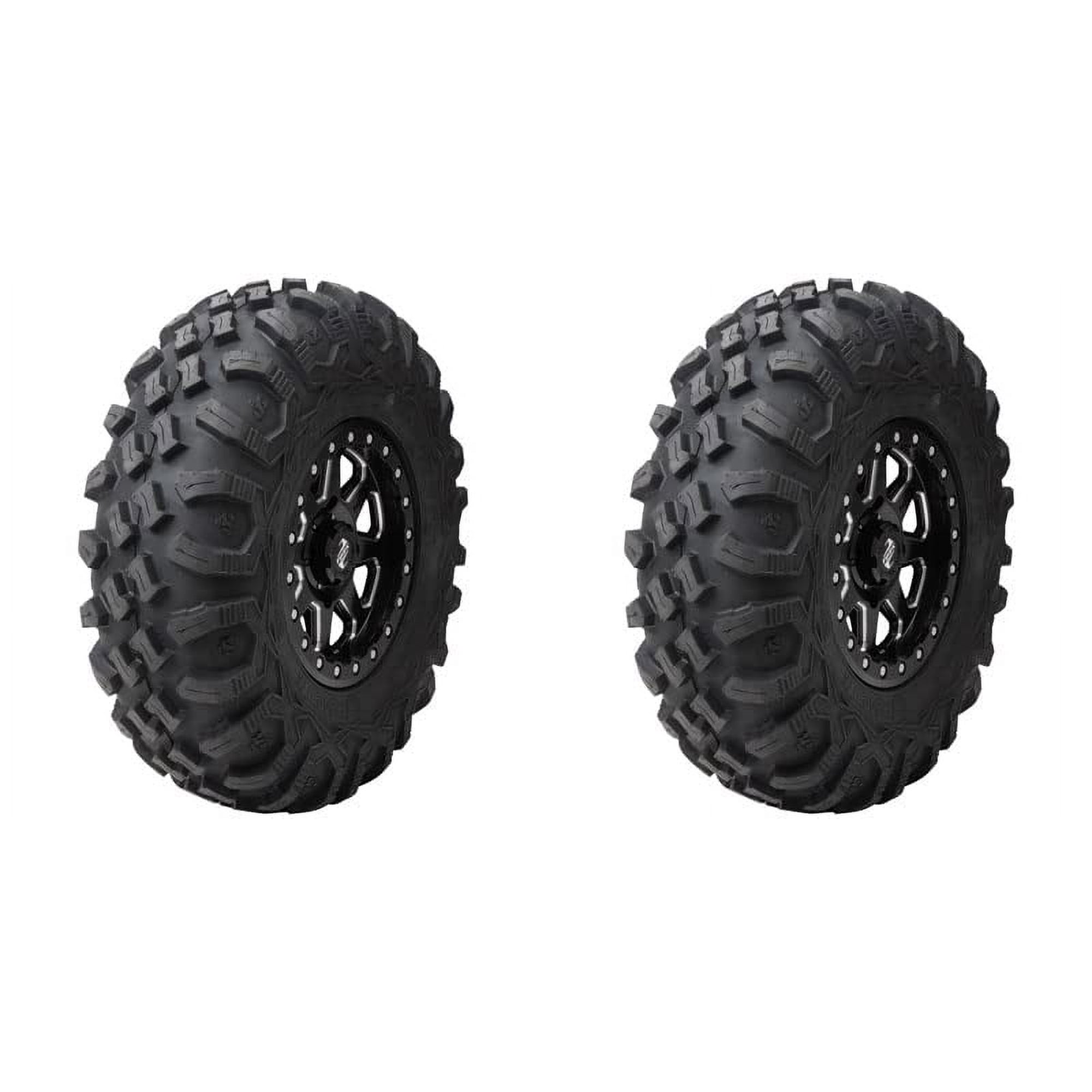 (2 Pack) Tusk Megabite Radial Tire 25X8-12 for Arctic Cat 400 4X4 1998-2007