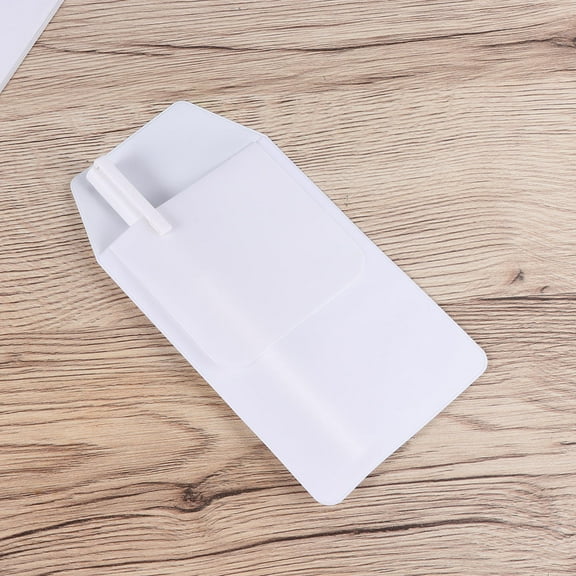 MLINS 5 PCS Nurse Pen Holder Bag Transparent Doctor Pocket Protector Scrub Man White