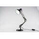 thumbnail image 1 of Lámpara de Escritorio, Luz de Lectura con Brazo Oscilante de Metal, Base o Abrazadera Intercambiable, Lámpara de Mesa de Clásica con Clip de Arquitecto, Junta Múltiple, Brazo Ajustable (Negro) Zefei Wu  9024735068549, 1 of 5