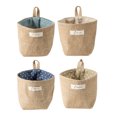 thumbnail image 4 of Raindrops 4 Pcs Door Organizer Storage Bags Wall Hanging Bags for Dorm Rooms, 4 of 8