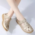 thumbnail image 3 of Women's hook and loop fastener casual shoes Soft sole beach shoes with foot arch pad, 3 of 12