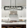 thumbnail image 4 of Aiwen Elegant 7 Lights Rectangle Chandelier Classic Pendant Light, 4 of 9