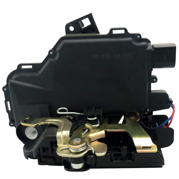 MYSMOT Door Latch & Lock Actuator Front Right Passenger Side Fits Volkswagen VW 98-10 Beetle 99-06 Golf 06-09 GTI 99-10 Jetta 00-05 Passat 6-09 Rabbit (Replaces 3B1837016A, 3B1837016A)