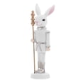 thumbnail image 1 of CIMAXIC Party Easter Rabbit Statue Nutcracker Decor Cute Resin Bunny Figurine For Spring Party Decorations Easter Garden Decor,7.09"X1.97"X1.89", 1 of 5
