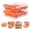 Orange, variant on 2-Tier Egg Holder for Refrigerator, 24-Egg Pull-Out Drawer Organizer with Clear Cover