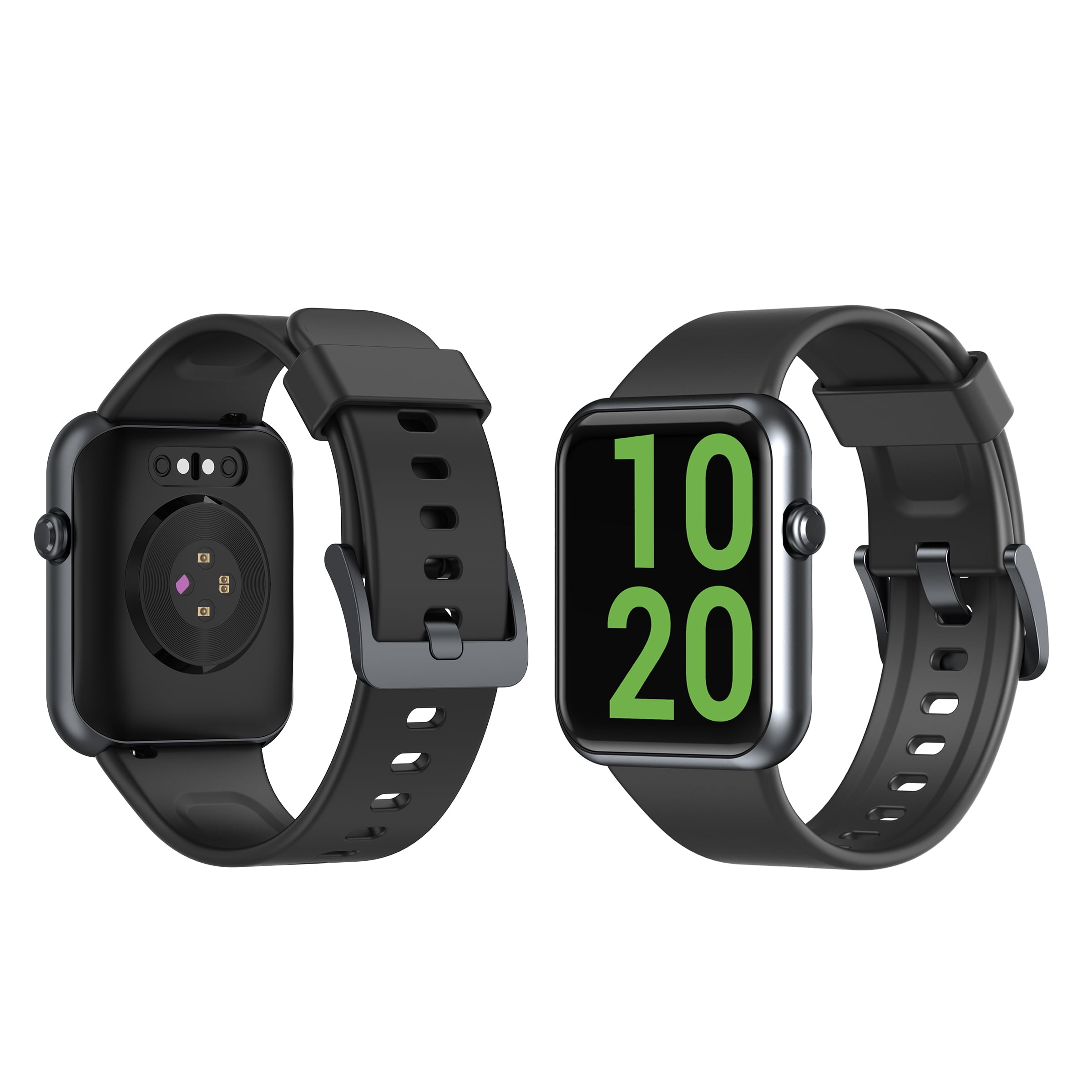 Letsfit Smartwatch IW2 Heart Rate & Blood Oxygen Monitor, Black