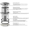 thumbnail image 2 of 30x16x30 Inch Outdoor Stainless Freestanding Kitchen Utility Sink with Single Bowl and Storage Rack for Laundry Vanity Sink with Hot and Cold Water Pipe, 2 of 7