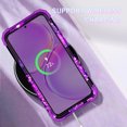 thumbnail image 4 of Casetego for Samsung Galaxy S23 Plus Case,Glow in The Dark Three Layer Heavy Duty Shockproof Hard Plastic Bumper +Soft Silicone Rubber Protective 6.6 inch Case,Amaranth Purple, 4 of 7