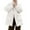 004 White, variant on Women's Winter Padded Down Long Jacket Coat Hooded Drawstring Long Sleeve Jacket Outwear Full Zipper Button Pocket Warm Jacket