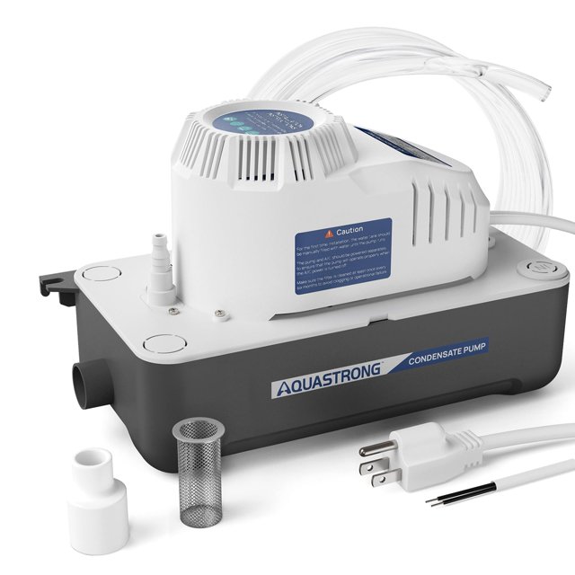 Bomba de condensado Aquastrong 115V 70 GPH con interruptor de seguridad