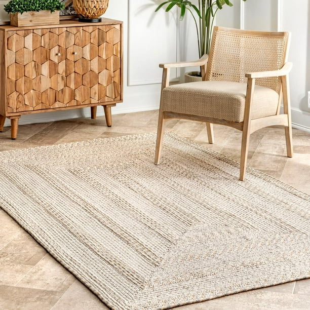nuLOOM Rowan Braided Texture Indoor/Outdoor Area Rug