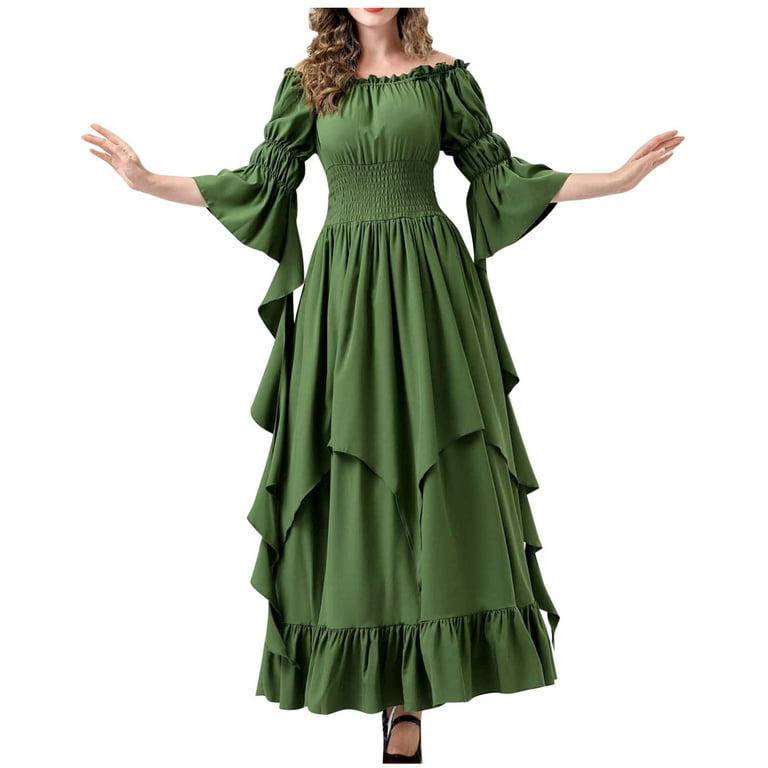 Uppada Wedding Guest Dresses with Flare Sleeves for Women Fancy Cocktail Dress Winter Prom Dresses Cocktail Formal Dresses Dresses for Graduation for