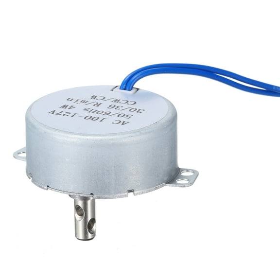 TYC-50 Small Synchronous Motor 100-127V AC 30-36RPM Shaft Rotation CW/CCW 4W Gear Motor 0.8kgf.cm Reduction Ratio