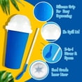 thumbnail image 4 of Slush Cup Nostalgia Kool-Aid Squeezy, 300 ml, con cúpula y color azul pajizo, 4 of 6