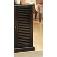 thumbnail image 6 of CoSoTower Modern Transitional Design 1pc Shoe Cabinet Espresso Finish Adjustable Shelves Louver Design Doors Home Furniture Shoe Rack, 6 of 8