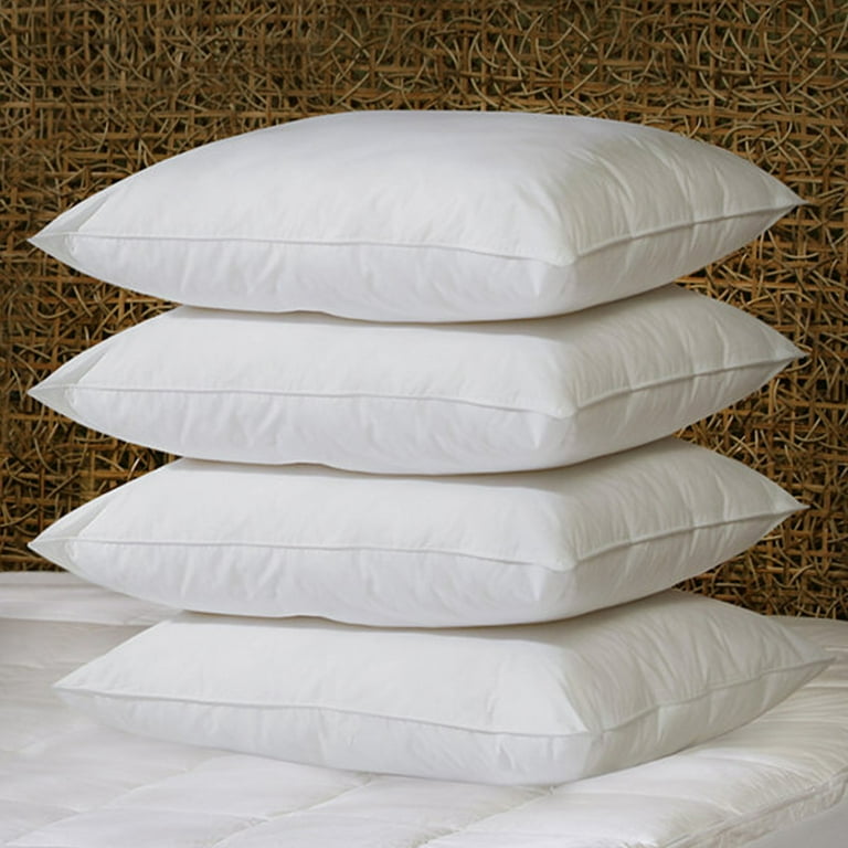 SleepExpert Pack of 4 Super Soft Premium Quality Bed/Sleeping Pillow (Size  17X26) (White)