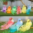 thumbnail image 3 of Simulation Decor With Small Clip Simulation Bird Decor, Artificial Bird, Garden Window For Wedding Party Indoor Outdoor Ornament Flower Craft Scene, 3 of 8