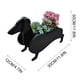 thumbnail image 3 of pstuiky Maceta de madera con forma de perro, maceta para plantas, maceta para suculentas, maceta decorativa para interiores, 3 of 7