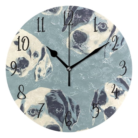 Round Clock Gold Clock 9.84*9.84 Inch Round Art Clock Decorative Clock Creative Clock Dual-Purpose Clock Wall Clock Clock Fashion Decoration Black and White Gog Face