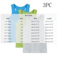 thumbnail image 3 of Yertdoel Girls Tank Tops 3 PC Kids Solid Crew Neck Sleeveless Undershirts Casual Athletic Tank Tops for Boys Girls, 1-13 Years, 3 of 9